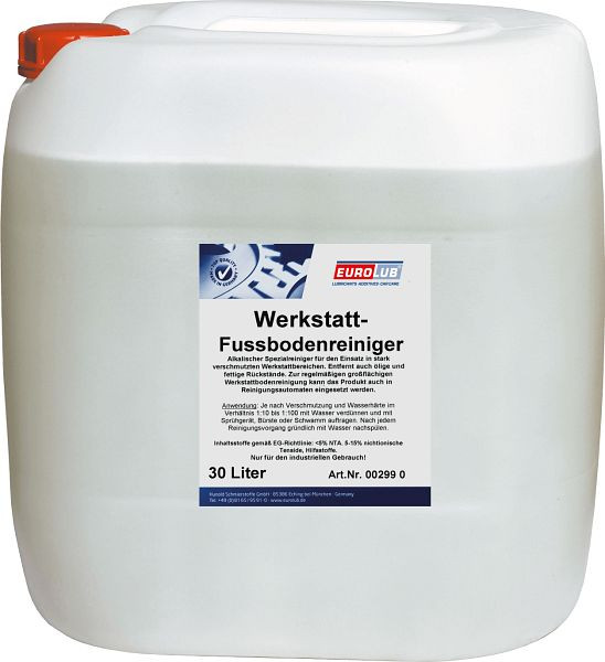 Eurolub Werkstatt-Fußbodenreiniger, VE: 30 L, 002990