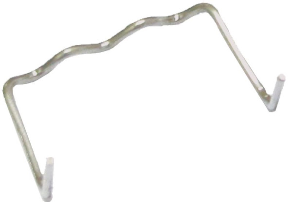 KS Tools Reparaturklammer abgewinkelte U-Form Durchmesser 0,6 mm, VE: 100 Stück, 150.1055