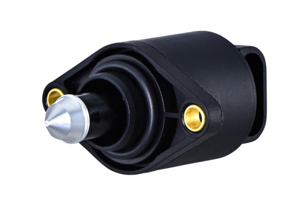 HELLA Leerlaufregelventil, Luftversorgung, 12V, 4-polig, geschraubt, elektrisch, Anzahl der Befestigungsbohrungen: 2, mit Dichtungen, 6NW 358 192-171