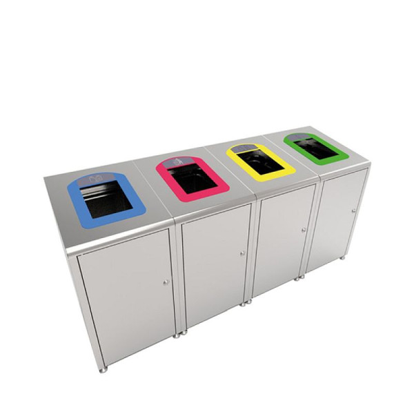 Stein HGS Recyclingbehälter 'Pro 34', rot, ohne Innenbehälter, 38603-01