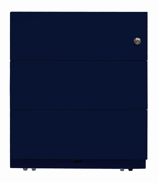 Bisley Rollcontainer Note™, 3 Universalschubladen, oxfordblau, NWA59M7SSS639