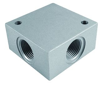 Prevost Verteilerblock mit 4 Innengewinden - A15, IG BSPP= G 1/4, A15 14