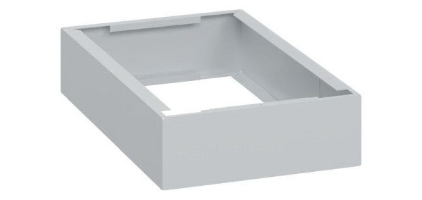 C+P Unterbauten Classic PLUS, C auf 100 mm hohem Sockel, Lichtgrau, 100 x 300 x 500 mm, Stahl-Sockel, 08000-7000305 S10000