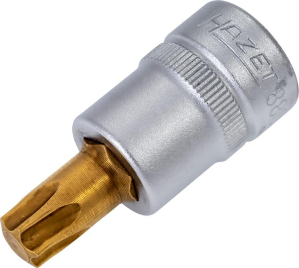 Hazet Schraubendreher-Steckschlüsseleinsatz TORX®, Vierkant hohl 10 mm (3/8 Zoll), Innen TORX® Profil, T50, 8802-T50