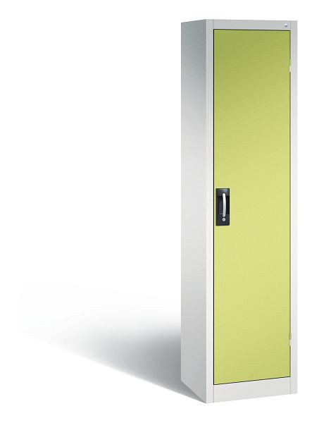 C+P Büro-Drehtürenschrank Acurado, H1950xB502xT400 mm, Lichtgrau/Viridingrün, 9234-05 S10018