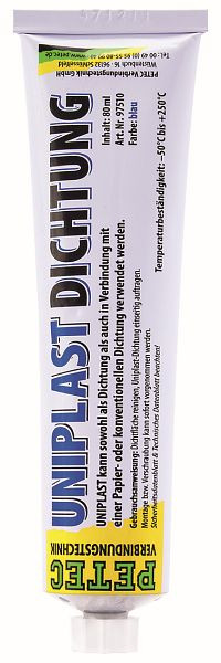 Petec Uniplastdichtung, 80ml, VE: 10 Stück, 97510, 4013558975108