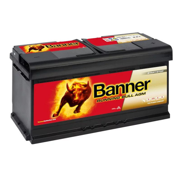 Banner Running Bull AGM Autobatterie 12V 95Ah 850A, 59501