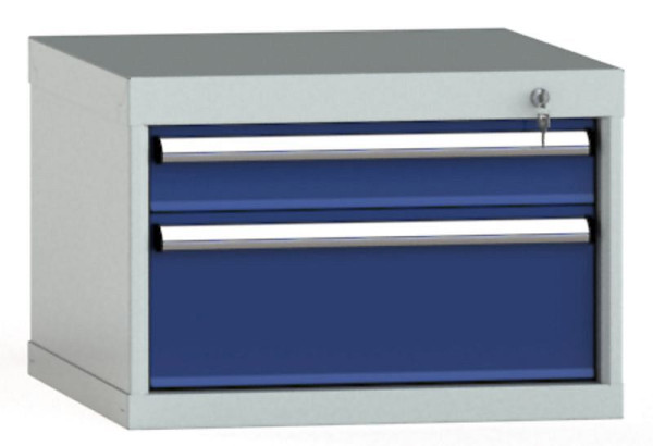 KLW Schubladenschrank 400 x 572 x 605 mm H x B x T, Einbaumaß: 300 mm, Einteilung: 27x27 Einheiten, VU / 200 kg, SEA0400-02UP-001