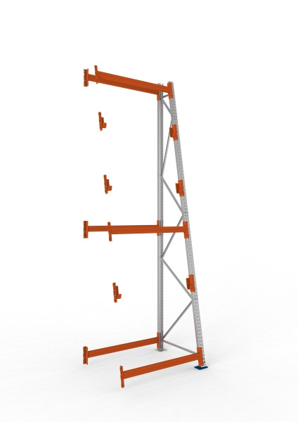Meta A Ständer Kabeltrommel Anbauregal 4400 x 1300 x 1100 kpl. für 3 Achsen vzk / RAL 2001 multipal, 9900005994