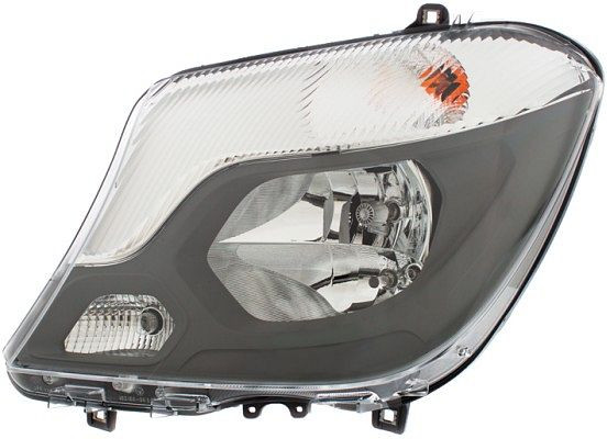 HELLA Halogen-Hauptscheinwerfer, für u.a. Mercedes-Benz Sprinter 3,5-T Box (906), ECE, für Linksverkehr, rechts, 1EJ 011 030-141
