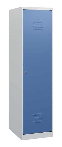 C+P Umkleidespind Classic PLUS, 1530x400x500mm, 7035/5023, Zylinderschloss, 0800005-12 S10018