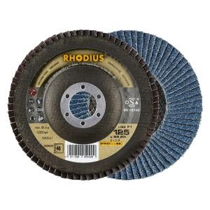 Rhodius PROline LGZ F1 Lamellenschleifscheibe, Durchmesser [mm]: 125, Bohrung [mm]: 22.23, VE: 10 Stück, 202820