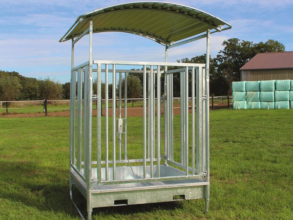 Growi Quaderraufe Kompakt, 1500 x 1500 mm, mit Senkrechtfressgitter, 10053910