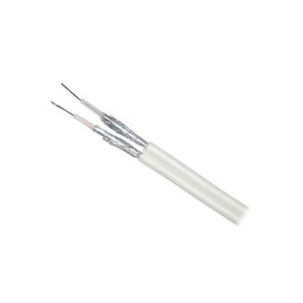 S-Conn Twin-Coax-Kabel 0,5/2,4, 75 Ohm, doppelt geschirmt, Plastik-Spule, BZT - CE CCS > 80 db, 100,0m, 81600-48DALUSTAKUPSP