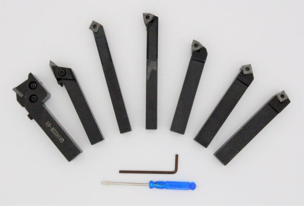 ELMAG Wendeplatten-Drehmeißel-Satz, 7-teilig, 12 x 12 mm, 88066