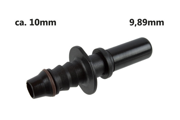 Stahlmaxx Männlichen-Steckverbinder SAE 9,89 auf 10 mm Leitung, XXL-116964