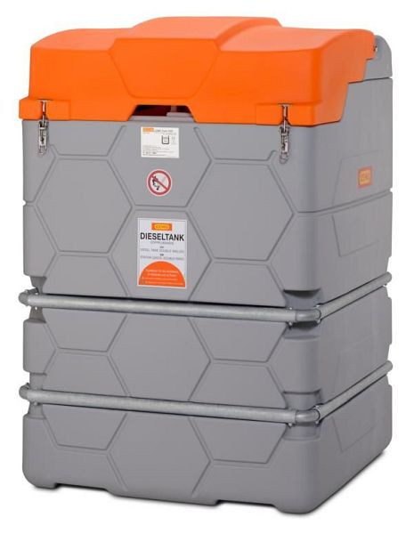 Cemo CUBE-Dieseltank Outdoor Premium 1500 l, 10298, 4052886329184