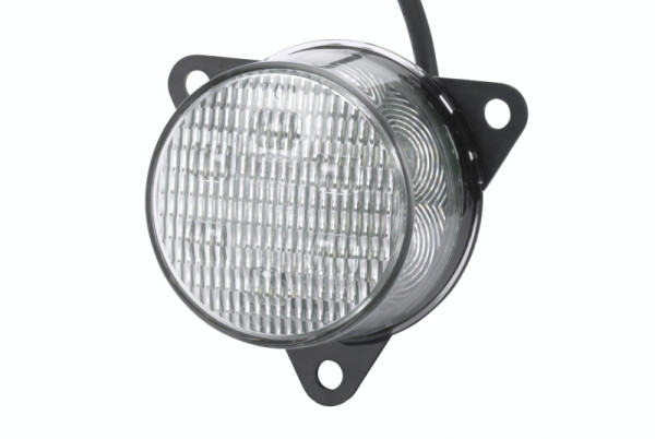 HELLA LED-Rückfahrscheinwerfer - 24V - Anbau - 3-Punkt Befestigung - Kabel: 500mm - Stecker: offene Kabelenden, 2ZR 011 172-501