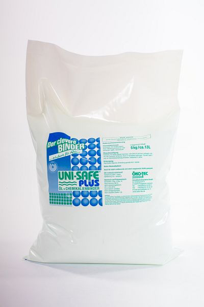 Ökotec UNI-SAFE Plus, Öl- und Chemikalienbinder, PE-Sack, VE: 12 Säcke je 5 kg, N1005