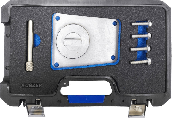 Kunzer Motor-Einstellwerkzeugsatz OPEL / VAUXHALL / CHEVROLET Für Reparaturarbeiten an 2.0-Liter-CDI-/VCDI- Common-Rail-Dieselmotoren, 77M513