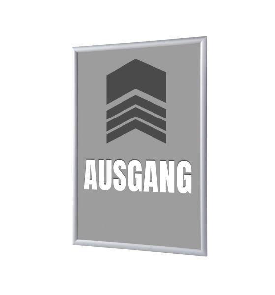 Showdown Displays Klapprahmen A1 Komplettset Ausgang Grau Deutsch, KRA1G25LPPI475