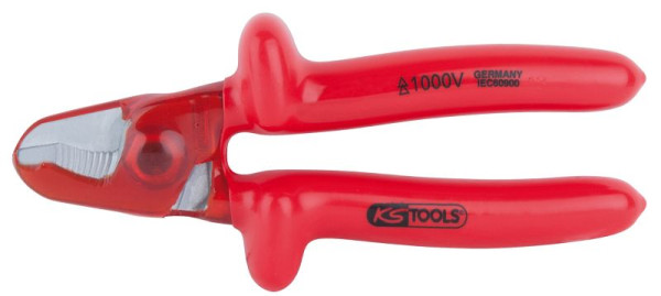 KS Tools 1000V Einhand-Kabelschneider, 165mm, 117.1103, 4042146541364