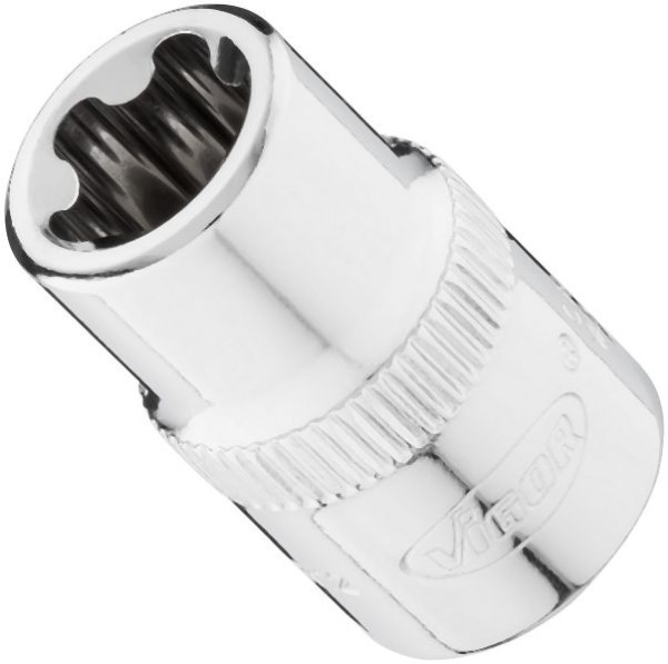 VIGOR Steckschlüsseleinsatz, 3/8″, EPR Profil, SW E12+, V7920-EPR12