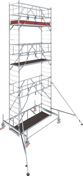 Krause Stabilo Fahrgerüst S100 Feldlänge: 2,50m, Arbeitshöhe: 7,50m, 774040
