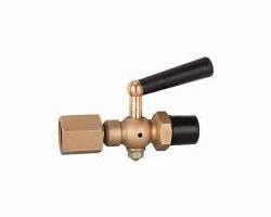 Wika Manometer-Absperrhahn, Zapfen - drehbare Muffe, 102654