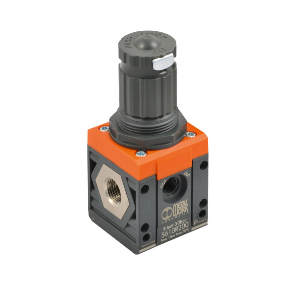 Metal Work Batterie-Regler »SYNTESI«, BG1, G 3/8, 0…8 bar, ohne Manometer, 140022