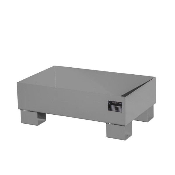 STEIN HGS Auffangwanne AW 60, 65 Liter, RAL 7005 mausgrau, Gesamthöhe 290 mm, lackiert, Kleingebinde, ohne Gitterrost, 79186.0005