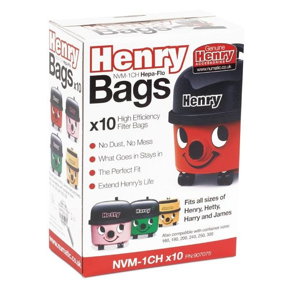 Numatic Original Henry Staubsaugerbeutel NVM-1CH, VE: 10 Stück, DW159
