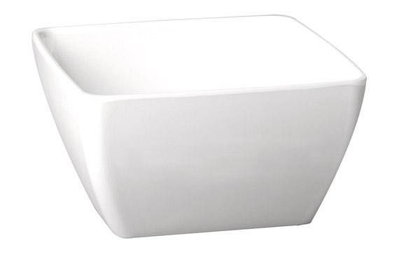 APS Schale -FRIENDLY BOWL- 25 x 25 cm, Höhe: 12 cm PET, weiß, 79008