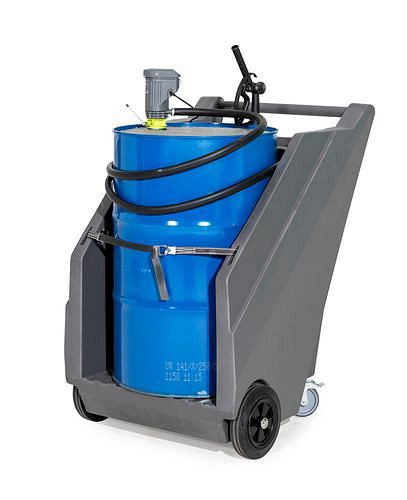 DENIOS Mobiles Pumpensystem für Diesel, PE-Fasswagen und Elektrische Fasspumpe Typ HP, 271344