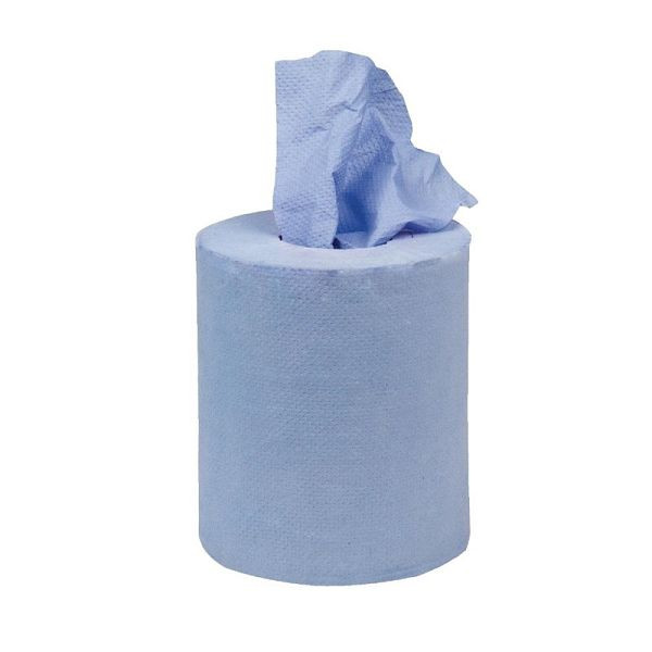 Jantex Handtuchrollen für Innenabrollung klein blau 1-lagig, VE: 12 Stück, GD728