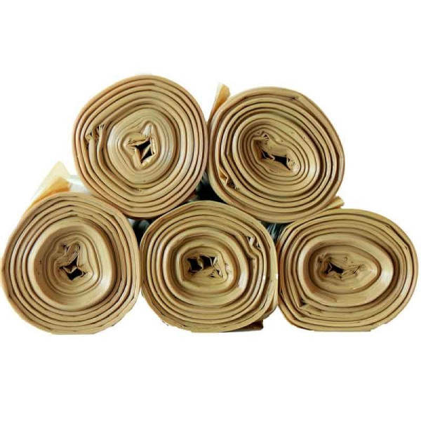 STEIN HGS Abfalltüten 58x102x0.05, orange, VE: 300 Stück (15 x 20 Stück), 83419.0002