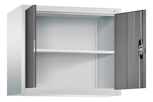 C+P Aufsatzschrank Acurado, H790xB930xT400mm, Farbe: Lichtgrau / Vulkangrau, Muldengriff, 9265-000 S10206