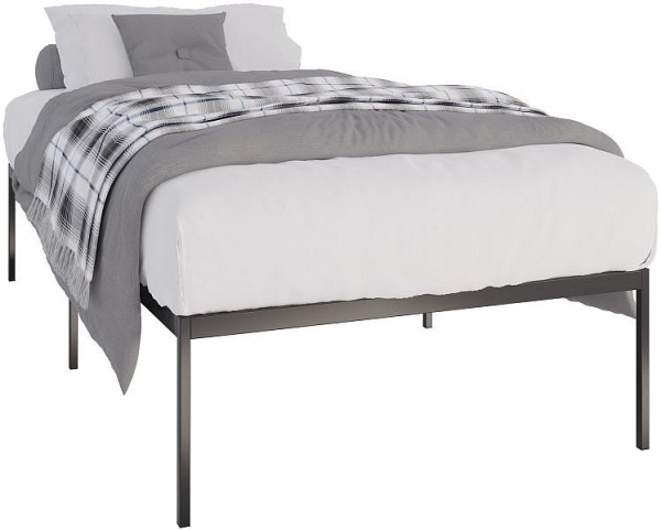 CLP Metallbett Fargo 200x100x42 cm, schwarz, 320981