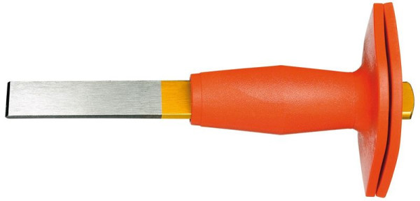 GEDORE Schlitzmeißel flachoval mit Handschutz, 240x26x7 mm, 8723930