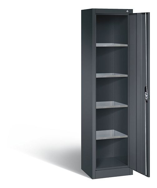 C+P Werkzeugschrank Acurado, H1950xB502xT400mm, Farbe: Schwarzgrau, Muldengriff, 8900-00 S10169