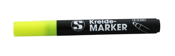 Schneider Kreidestift 5 mm, Farbe gelb- Schreibdicke: 2-5 mm, 198902