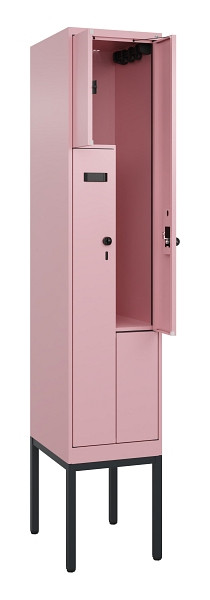 C+P Z-Spind Evolo PLUS, Gestell, 2 Fächer, 2120x400x500mm, 3015/3015, Drehriegel, 0490337-122 S10026