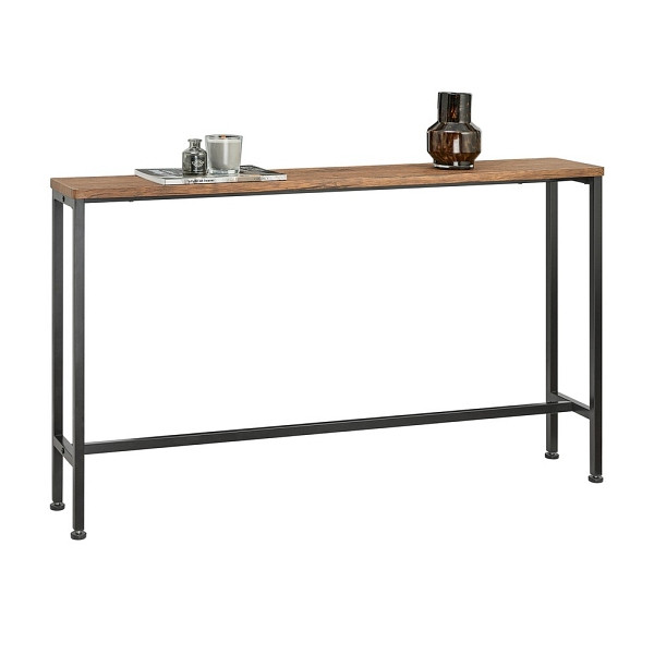 SoBuy Konsolentisch Flur Holzfarbe 120x20x65cm, Vintage, FSB19-N