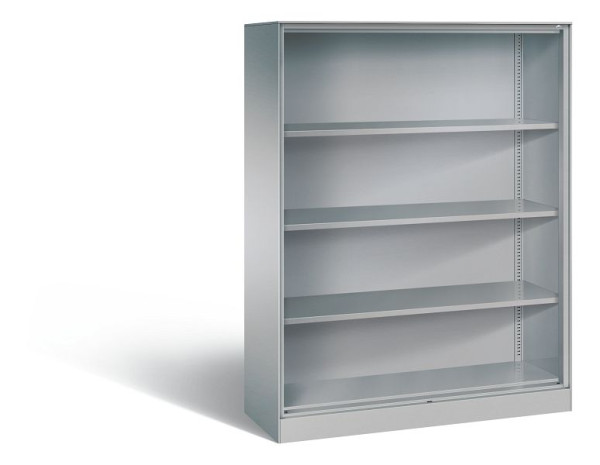 C+P Büroregal Asisto, H1635xB1200xT435mm, Farbe: Weißaluminium, 4 OH, 140011-000 S10014