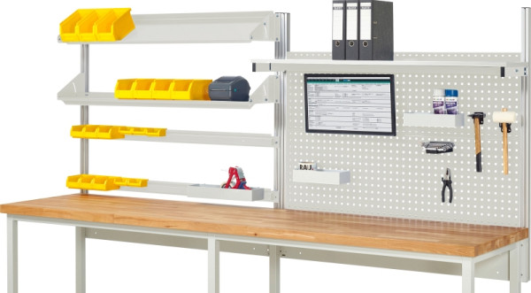 RAU System-Aufbau - Komplettset 05, für Produktbreite 3000 mm, RAL7035/RAL7035, EE-BW-KS-05-3000.12