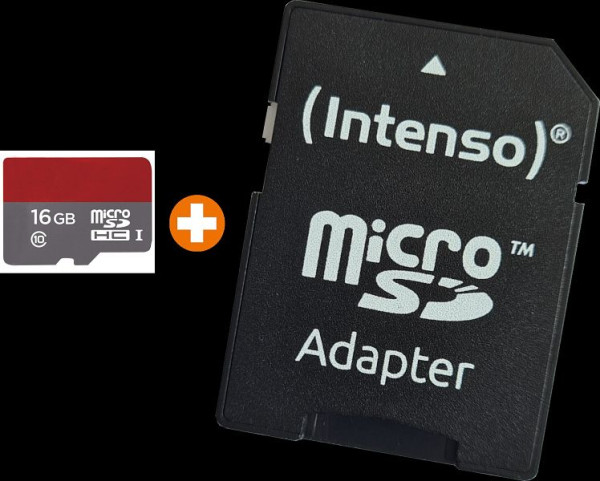 Berger & Schröter micro SDHC Speicherkarte 8GB, class 10, mit SD Adapter, 31651
