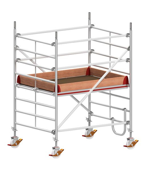 HYMER Fahrgerüst, Bühnenlänge 1,90 m, Rahmenteilbreite 1,50 m, Reichhöhe 3,40 m, 847303