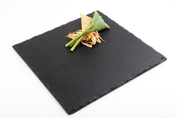 APS Naturschieferplatte, 25 x 25 cm, Materialstärke 4-7 mm, 00994