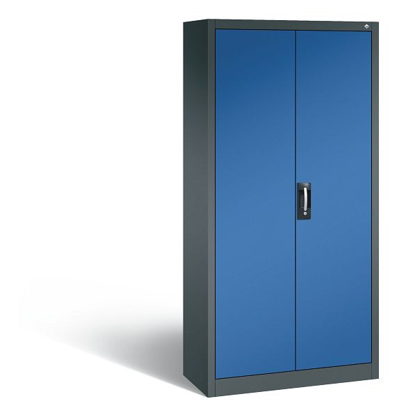 C+P Werkzeugschrank Acurado, H1950xB930xT400mm, Farbe: Anthrazitgrau / Enzianblau, Muldengriff, 8920-00 S11131