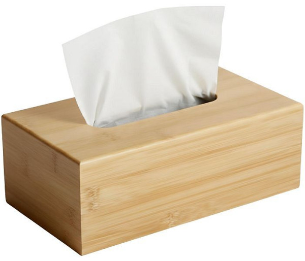 CLP Taschentuchbox Kalmia 24,5 x 13,5 x 8,5 cm, natura, 326764